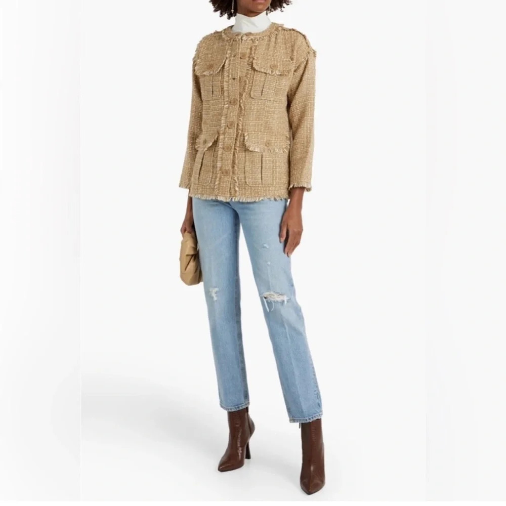 Joie Morro Tweed Field Jacket